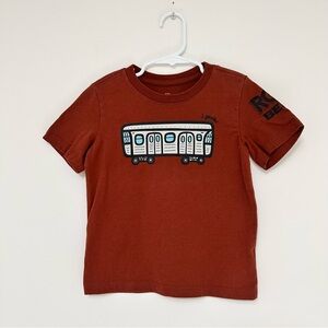 GAP X Rock The Bells Toddler/Kids Graphic Tee Subway Train J. Pierce size 5 kids
